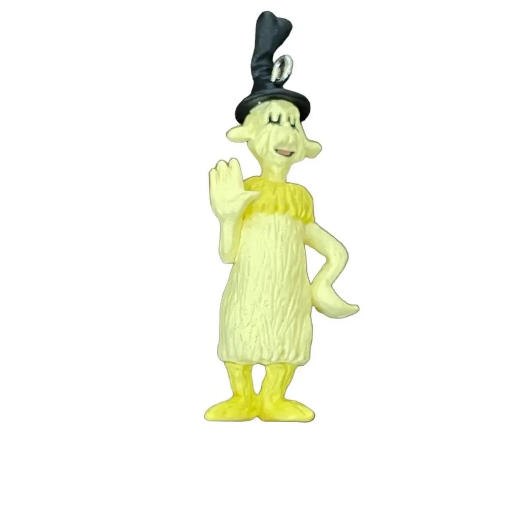 Hallmark Dr Seuss Green Eggs & Ham Ornament Set Vtg 2000 3 Miniatures Christmas